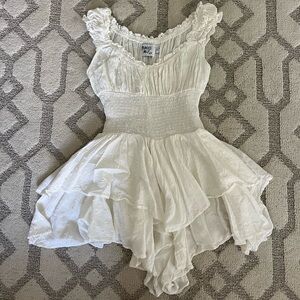 Princess Polly the Love Galore Romper White Lower Impact